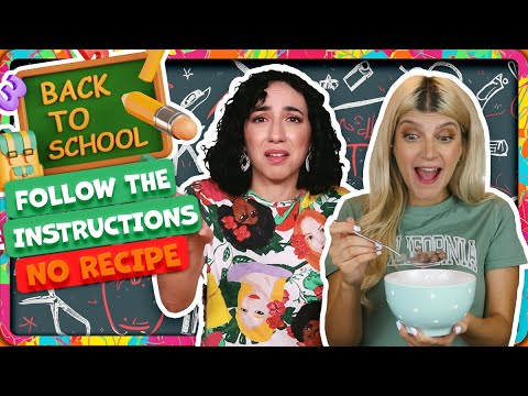 Ακολούθησε τη Back to School συνταγή στα τυφλά || fraoules22