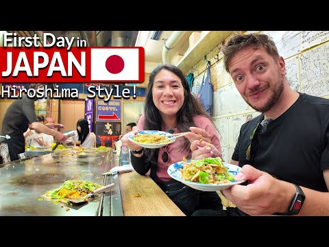 FIRST DAY in Japan! (WW2 History, Japanese Food, Hiroshima City)