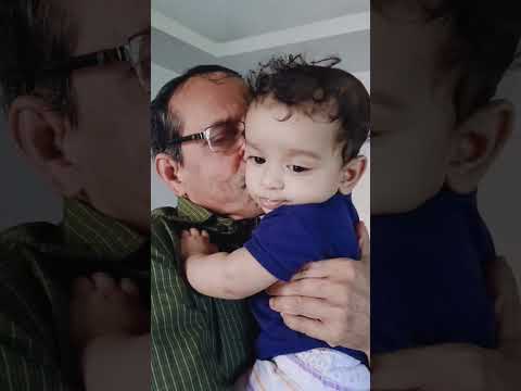 അച്ചാച്ചൻ്റെ പൊന്നുമോൻ #cute #baby #babyboy #love #grandpa