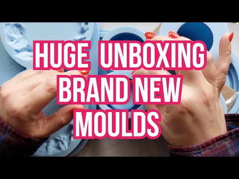 The BIGGEST unboxing of MOULDS I have ever done - 11 Brand NEW moulds with Molds and Shapes