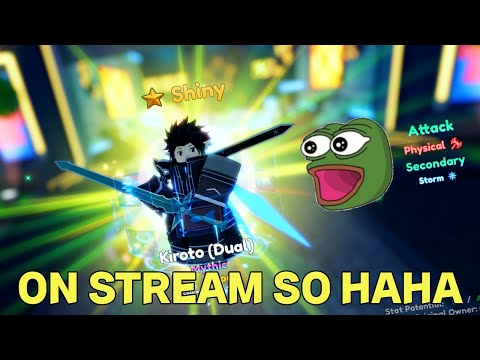 I Got SHINY KIRITO While Live STREAMING! Anime Adventures