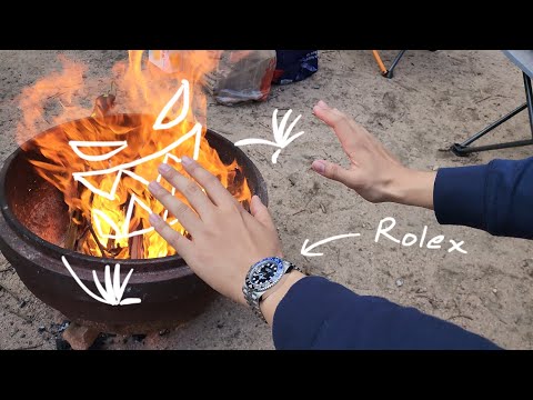 Camping With My Rolex GMT Master II Batman/Batgirl - Getting Over The Fear Of Wearing Watches