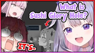 [ENG SUB/Hololive] IRyS starts breaking cold sweat when Biboo asks her about the Sushi Glory Hole