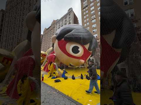 Macy’s Thanksgiving Day Parade Preparations 2023! Balloon Inflation 🎈#macysthanksgivingdayparade