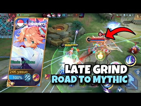 FANNY SOLO RANK GAMEPLAY! ROAD TO MYTHIC | MLBB