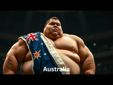 AI Made Different Sumo Wrestler for Each Country