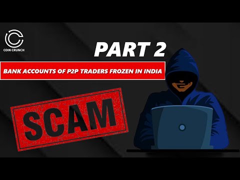 Bank Accounts of P2P Traders Frozen in India | Part 2 | #Shorts | Coin Crunch