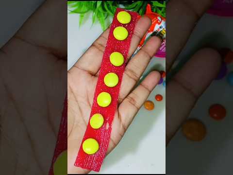 Chupachups Soft Candy or yellow colour Gems Chocolate Popsicle #shorts #youtubeshorts