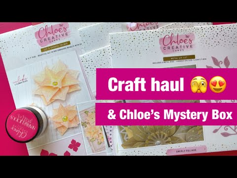 Chloe's Creative Cards Mystery Box & Mini Haul!!! Couldn't help myself🤣 @ChloesCreativeCardsLtd