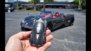 Pagani Huayra Roadster - INSANE Hypercar Start Up  SOUND - Drive Interior  at Prestige Imports Miami