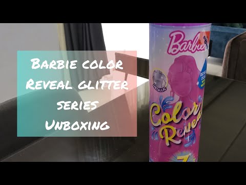 Barbie Glitter Colour Reveal | 7 Surprises #barbieglittercolourreveal #barbie