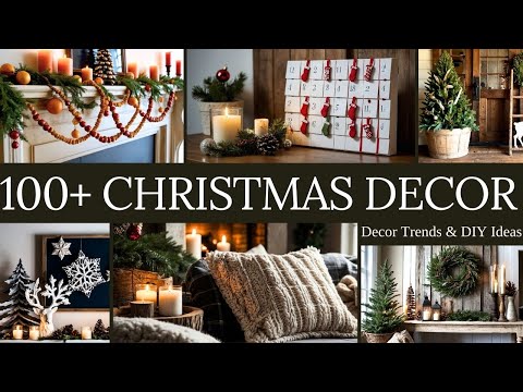 100+ Christmas Decoration Ideas 2024 | Christmas Decor Trends  & DIY Ideas for a Festive Home