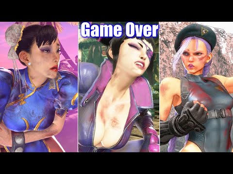 Street Fighter 6 - Classic Game Over & Continue Reactions