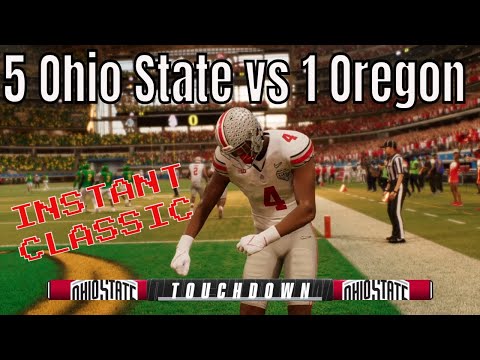 Instant Classic! | Angry Ohio State Meets Oregon In CFP Semifinals: Simulation