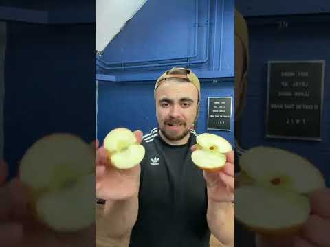 How to split an apple with your bare hands #shorts