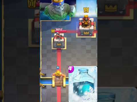 Towervs Gold Knight With All SpellSupport#clashroyale#viralvideo #gaming#funnyvideo#clashroyalememes