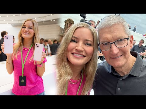 iPhone 15 Apple Event Vlog! My day at Apple!