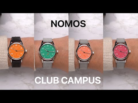 Nomos Club Campus - Four colors, two sizes