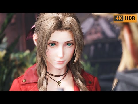 Aerith Talks To The Flowers | In Stunning HDR