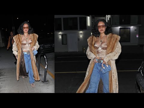 Rihanna is all Glammed Up as she Steps Out for a Dinner Event at Giorgio Baldi in Santa Monica!