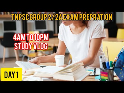 Tnpsc Group 2/2a Exam Study Vlog | Day 1 | How to Prepare Tnpsc Group 2/2a Exam