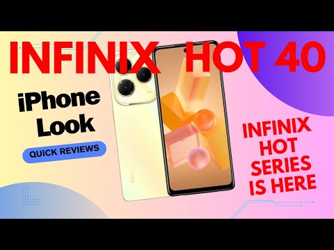 Infinix Hot 40 First Magic Ring phone| Quick Reviews|#infinixhot40 #UzziMobileTech #Hot40Series