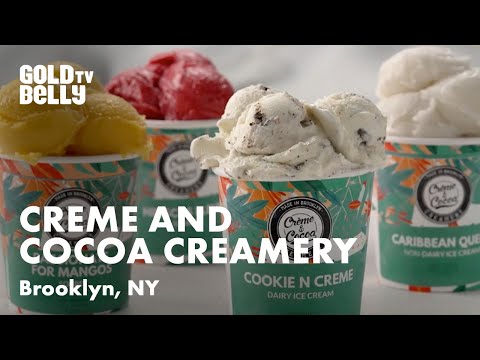 Watch The Co-Owners Of Creme & Cocoa Creamery Craft Their Caribbean-Inspired Ice Cream & Sorbets