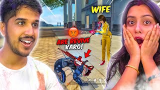 TROLLING MY WIFE IN FREE FIRE 😂 FUNNIEST MOMENT