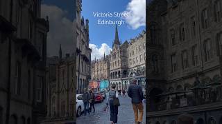 Victoria Street in Edinburgh, Scotland