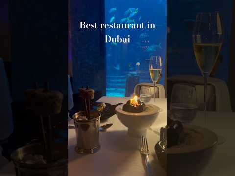 Best restaurant in Dubai. Ossiano Atlantis The Palm #travel #dubai #dubailife #atlantis #luxury