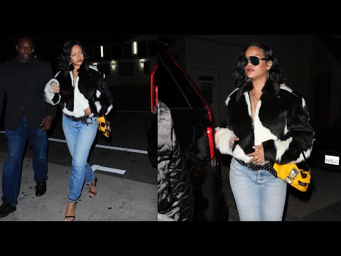 Singer Rihanna Steps Out in Style as Always She Grabs Dinner at Giorgio Baldi!