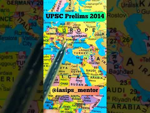 Mapping question IAS prelims | UPSC CSE #shorts