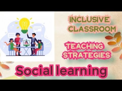 SOCIAL LEARNING CREATING AN INCLUSIVE SCHOOL🎒📚