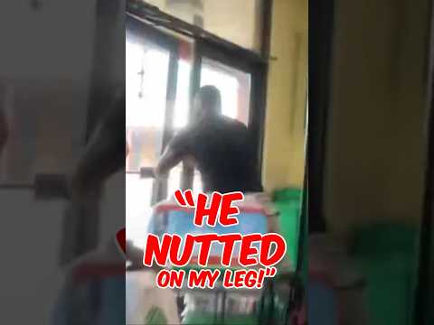 “HE NUTTED ON MY LEG!” Man Flees Dollar Tree After Heinous Act #shorts