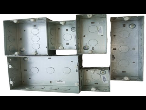 #trending How To Modular Board All Size !!Gi Metal Box Kitne Size Ke Hote Hai   switch plate