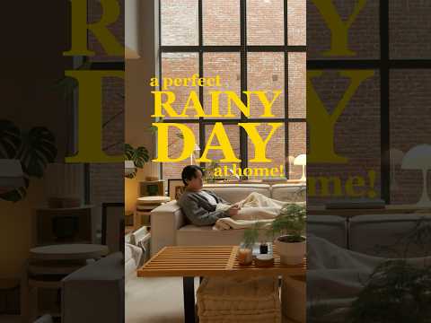 A perfect rainy day at home #homevlog #rainyday #relaxing #homedecor #interiordesign #apartment