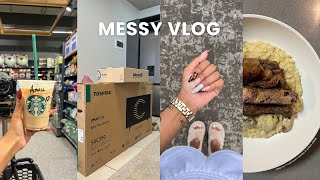 MESSY VLOG EP53 | COOKING TUTORIAL, ERRAND RUN, APARTMENT UPDATE, MAINTENANCE + MORE!!