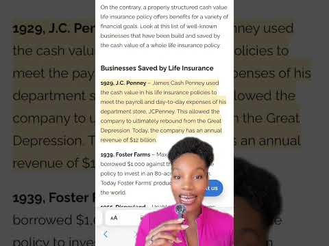 Businesses Saved By Life Insurance | JC Penny #lifeinsurance #wealthbuilding