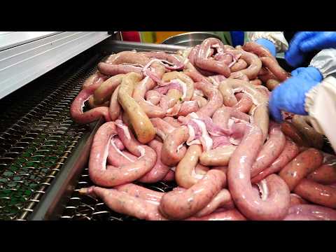 Shocking! How to make traditional Korean sausages using pig intestines.