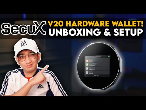 SecuX V20 Hardware Wallet - Unboxing and Setup | TAGALOG