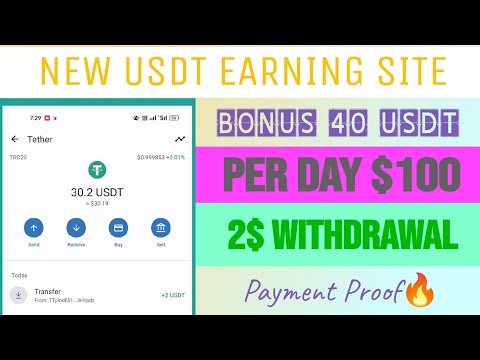 New Usdt Earning Website | Usdt Investing Site | Make Money at Home | Usdt Earning app