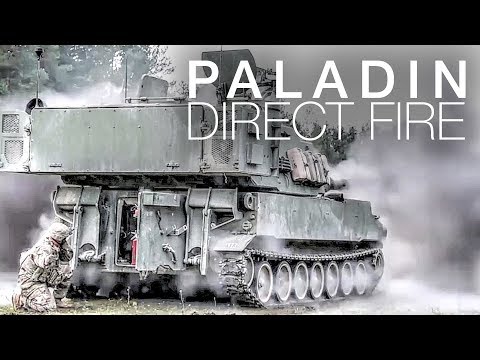 Paladin Howitzers Obliterate Targets With Direct Fire