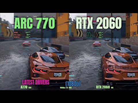 intel ARC 770 vs RTX 2060