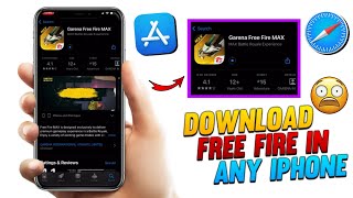 How To Download Free Fire In IPhone | How To Download Free Fire Max In IPhone | OB42 Updated Version