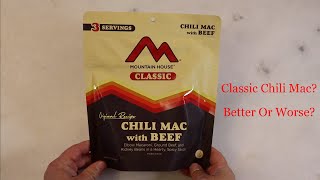 MRE Review | Mountain House | Chili Mac with Beef