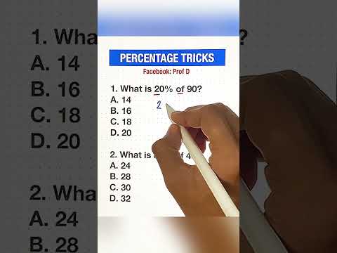 Percentage Tricks that will Blow your Mind!