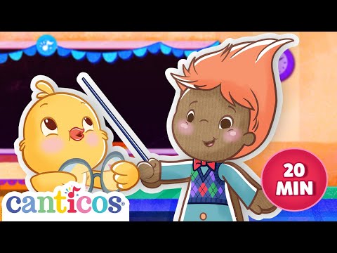 ¡Vamos a aprender con los Pollitos! | Canciones Infantiles | Música para Niños @canticosworld