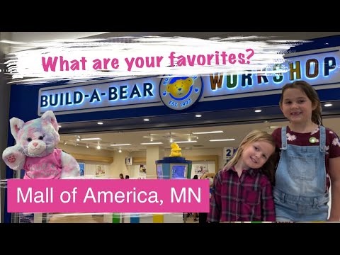 Build-A-Bear Workshop Shopping at Mall of America - See this huge store!!!