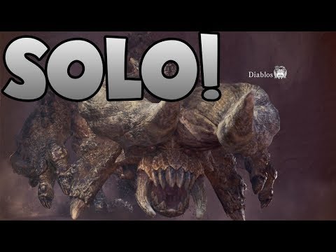 Monster Hunter World: HOW TO DEFEAT DIABLOS SOLO! FULL IN DEPTH GUIDE!