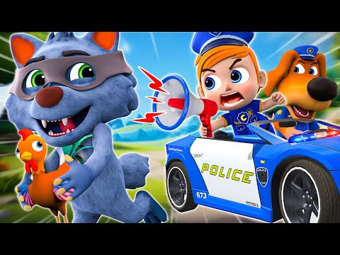 Police Chase Thief 👮🏻💫👨🏻‍🎤 | Baby Police Song | More Nursery Rhymes & Baby Songs